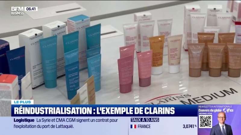 Réindustrialisation : l'exemple de Clarins