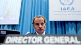 Le directeur général de l'Agence internationale de l'énergie atomique (AIEA) Rafael Grossi, le 7 mars 2022 à Vienne