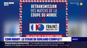 Coupe du monde de rugby: le stade de Gerland complet pour la soirée de vendredi