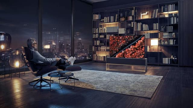 Le LG SIGNATURE OLED TV W,