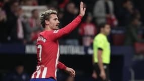 L'attaquant français Antoine Griezmann après son but contre Majorque