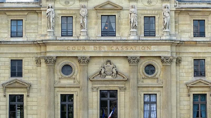 La cour de cassation, à Paris.