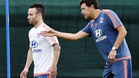 Mathieu Valbuena et Hubert Fournier