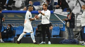 André Villas-Boas et Dimitri Payet