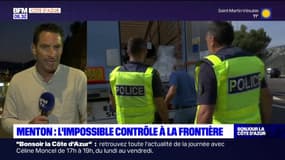 Menton: l'impossible contrôle à la frontière