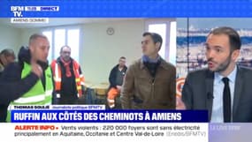 Ruffin aux côtés des cheminots à Amiens (1/2) - 13/12