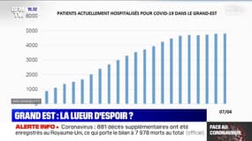 Grand Est: le nombre de patients hospitalisés stagne, les admissions aux urgences diminuent