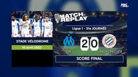 OM 2-0 Montpellier : La solide victoire marseillaise avec les commentaires RMC