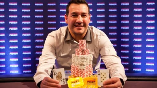 Mohamed Aissani, vainqueur du BPT Deauville