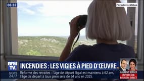 Pour prévenir des risques d'incendie, les vigies sont à pied d'oeuvre