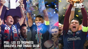 PSG : Les 23 trophées soulevés par Thiago Silva