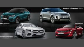 Les quatre finalistes de ce concours de beauté automobile