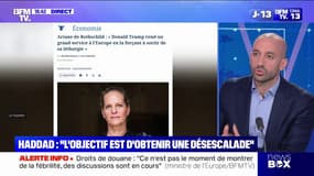 Droits de douane: "Donald Trump est un révélateur de nos insuffisances et de nos faiblesses", explique Benjamin Haddad, ministre délégué de l'Europe