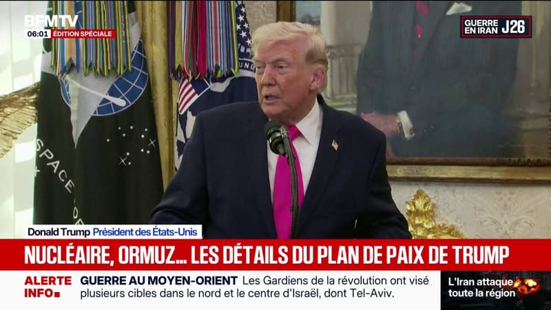 Guerre au Moyen-Orient: Donald Trump a fait passer un plan de paix en 15 points à l'Iran