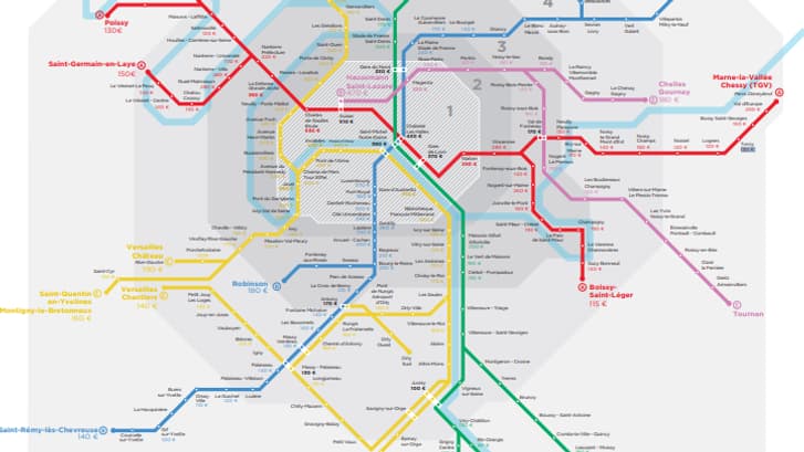 Les loyers par station de RER Les loyers par station de RER