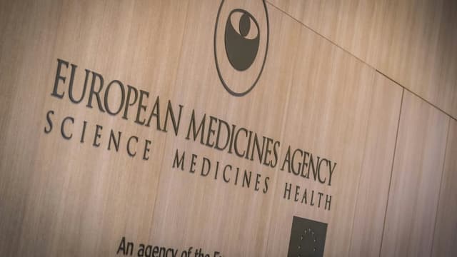 L'entrée de l'Agence européenne des médicaments (AEM), à Amsterdam, le 15 novembre 2019.