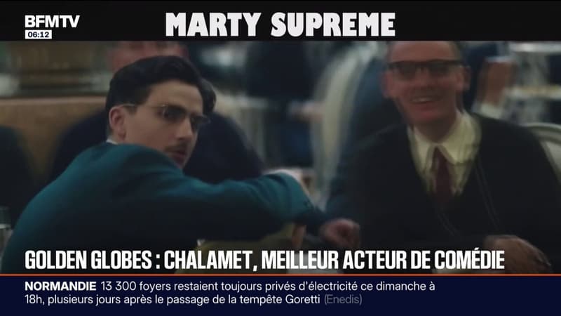 ÉDITO - Golden Globes: Timothée Chalamet, élu meilleur acteur dans une comédie pour "Marty Supreme"