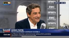 Serge Papin face à Jean-Jacques Bourdin en direct