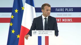 Emmanuel Macron a présenté son plan contre la pauvreté ce jeudi. 