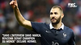 "Sans l'interview dans Marca, Benzema serait champion du monde" déclare Hermel