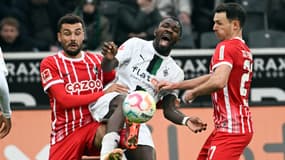 Marcus Thuram face à Fribourg
