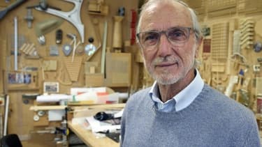 L'architecte italien Renzo Piano dans son atelier en mai 2015.
