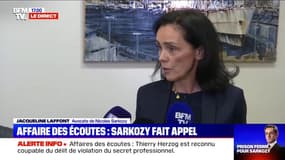 Jacqueline Laffont, avocate de Sarkozy: "C'est une affirmation sans preuve et sans démonstration de la part du tribunal"