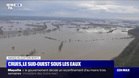 Crues, le Sud-Ouest sous les eaux