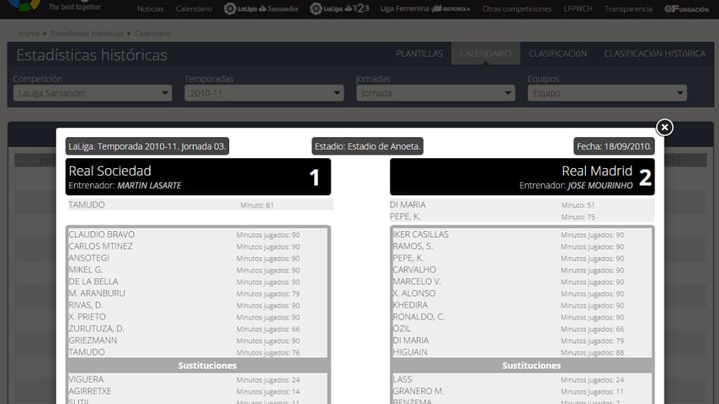 Site internet Liga