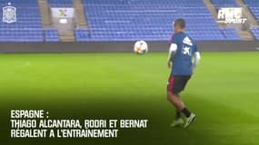 Espagne : Thiago Alcantara, Rodri et Bernat régalent à l’entraînement