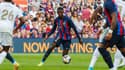 Ousmane Dembélé avec le FC Barcelone, au Camp Nou le 17 septembre 2022