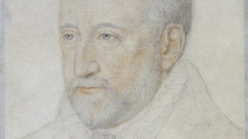 Portrait de Pierre de Ronsard par Benjamin Foulon daté entre 1580 et 1585, propriété du State Hermitage Museum de Saint-Pétersbourg