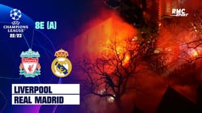 Liverpool-Real Madrid : L'arrivée du bus des Reds sous les fumigènes