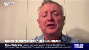 Grippe: le pic "dépassé" en Île-de-France, selon le directeur du SAMU de Paris