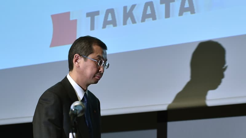 L'action Takata a chuté de 55% ce jeudi. 