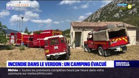 Incendie dans les Gorges du Verdon: un camping évacué, 350 hectares parcourus par les flammes