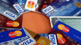 Des cartes bancaires. Image d'illustration.