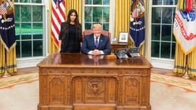 Kim Kardashian et Donald Trump le 30 mai