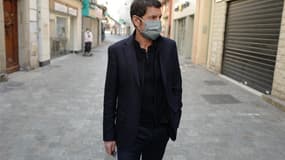 Le maire de Cannes David Lisnard, le 8 avril 2020 à Cannes