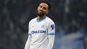 Pierre-Emerick Aubameyang lors d'OM-Atalanta, le 02/05/2024