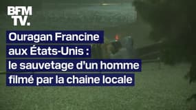 États-Unis: à cause de l’ouragan Francine, un homme se retrouve bloqué par les inondations jusqu’à ce qu’un autre homme vienne le secourir 
