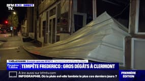 Tempête Frederico: des tôles s'envolent à Clermont-Ferrand et font des dégâts 