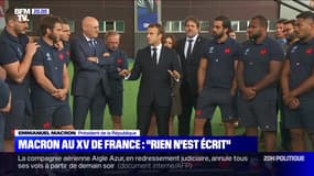 XV de France: Emmanuel Macron, demi d’ouverture