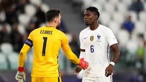 Hugo Lloris et Paul Pogba