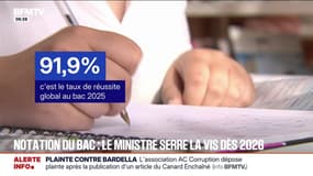 Notation du baccalauréat: le ministre de l'Éducation serre la vis dès 2026