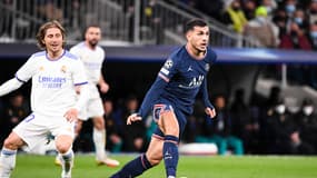 Paredes avec le PSG face au Real de Modric