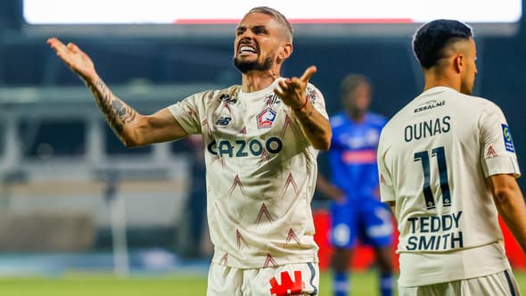 Rémy Cabella avec Lille en juin 2023