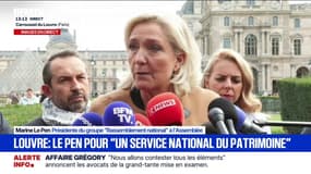 Cambriolage au Louvre: "Il y avait manifestement un désintérêt pour la sécurisation de ces joyaux", estime Marine Le Pen