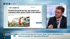 Ponts de mai: que risquent (vraiment) les parents qui font louper l'école à leurs enfants?