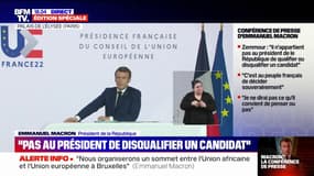 Emmanuel Macron: "Je suis fier d'être Européen quand je regarde la crise sanitaire, parce que nous nous sommes battus"
